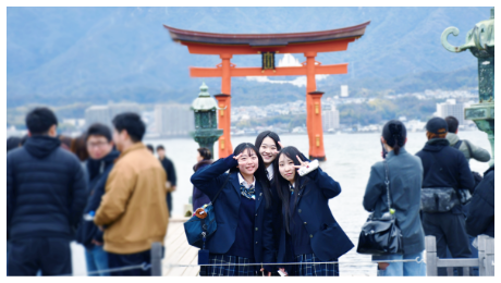 修学旅行写真
